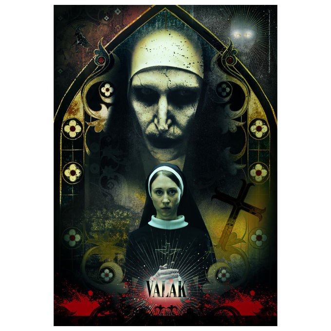 Clementoni The Nun II Puzzle 1000 Pezzi con Poster Made in Italy