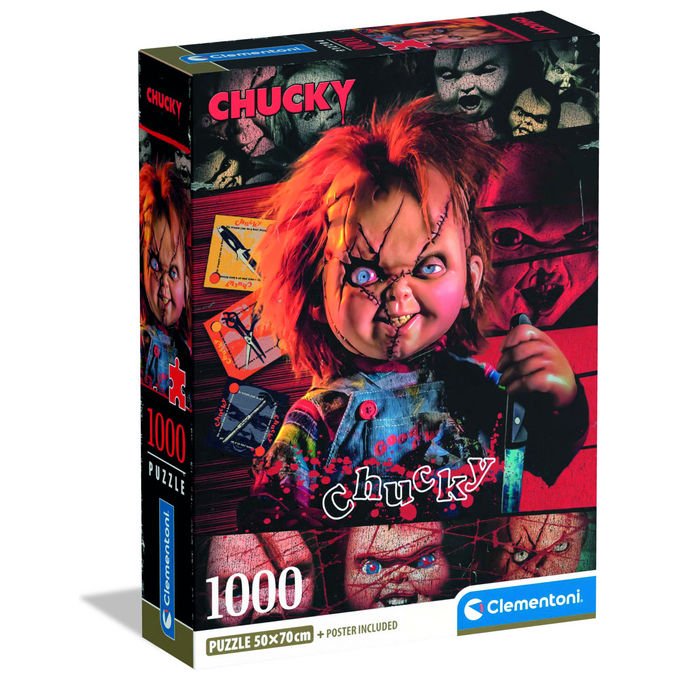 Clementoni Puzzle 1000 Pezzi Tema Chucky Poster Incluso