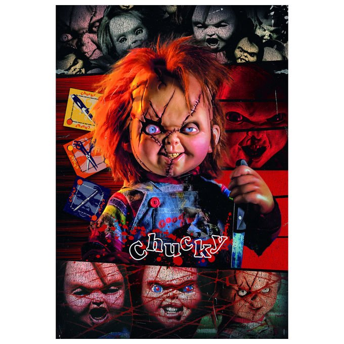Clementoni Puzzle 1000 Pezzi Tema Chucky Poster Incluso