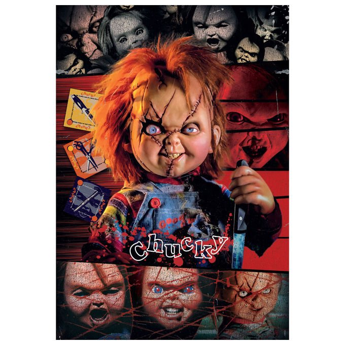 Clementoni Puzzle 1000 Pezzi Tema Chucky Poster Incluso