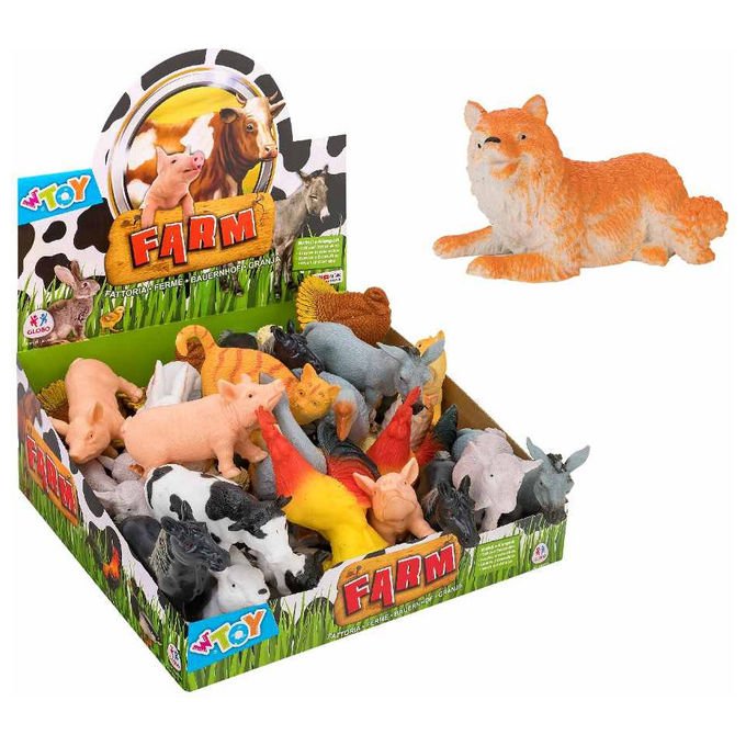 Globo Animali della Fattoria Allungabili Multicolore PVC 55x45x8 cm