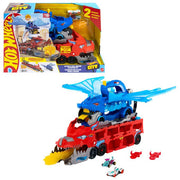 Hot Wheels Drago Trasportatore Trasformabile Include 2 Veicoli