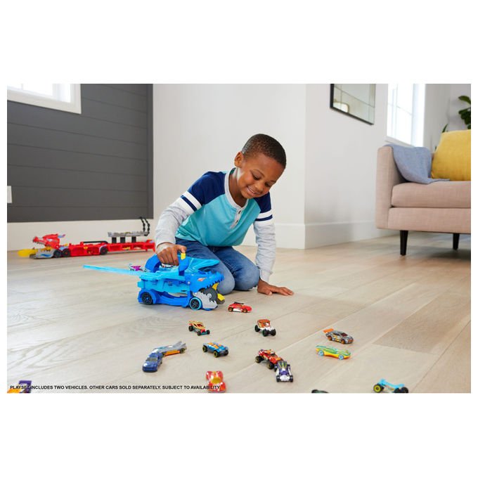 Hot Wheels Drago Trasportatore Trasformabile Include 2 Veicoli