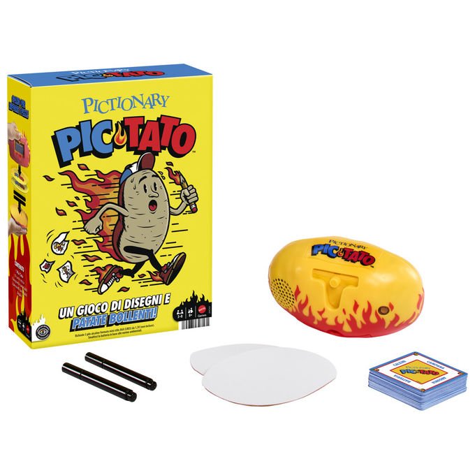 Mattel Pictionary Pic-Tato Gioco Della Patata Bollente Parla e Riproduce Musica
