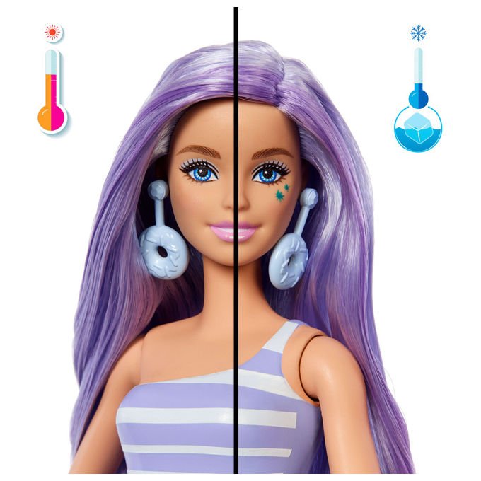 Barbie Pop Reveal Bambola Alla Moda Serie Treats Viola con 8 Sorprese Profumata
