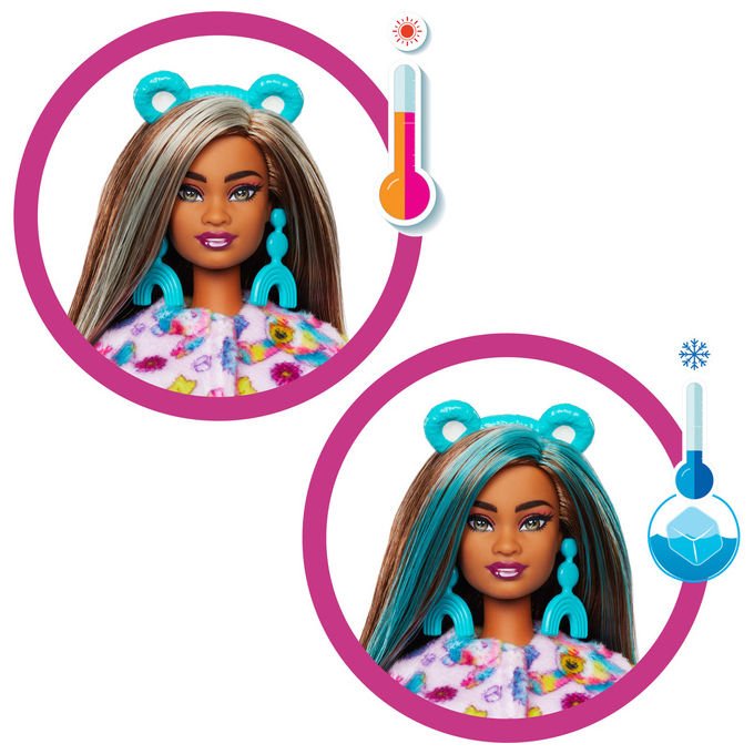 Barbie Cutie Reveal Orsetti del Cuore Serie 2 Good Vibes Bear Bambola con 10 sorprese