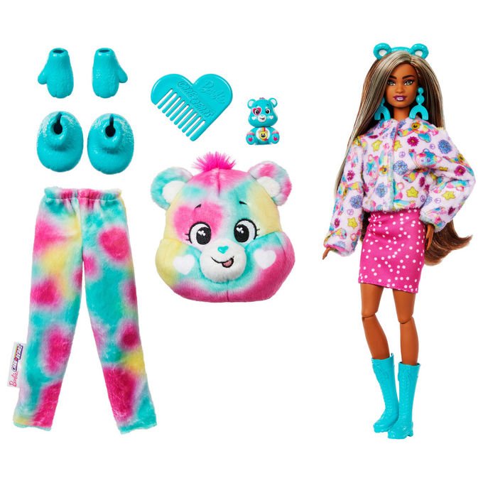 Barbie Cutie Reveal Orsetti del Cuore Serie 2 Good Vibes Bear Bambola con 10 sorprese