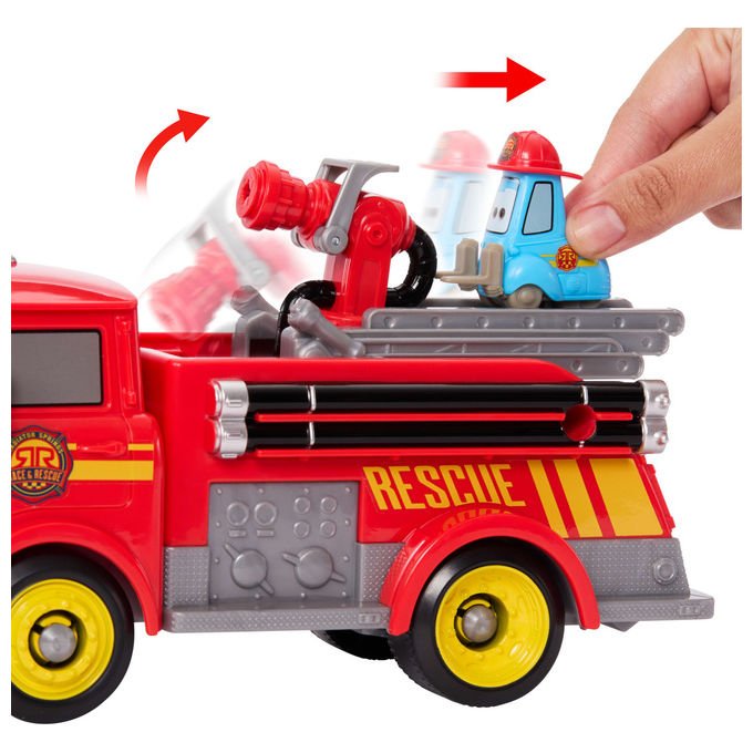 Mattel Disney Pixar Cars Camion Pompieri Sfreccia e Soccorri Red e Guido JFL54