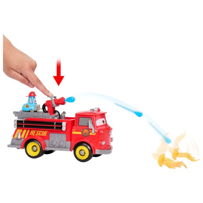 Mattel Disney Pixar Cars Camion Pompieri Sfreccia e Soccorri Red e Guido JFL54