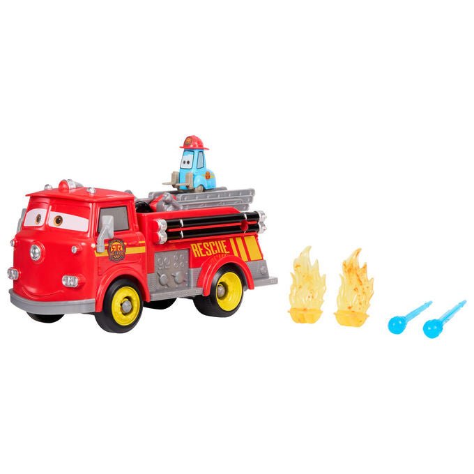 Mattel Disney Pixar Cars Camion Pompieri Sfreccia e Soccorri Red e Guido JFL54