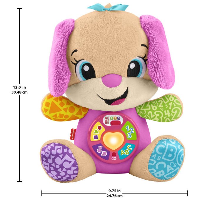 Fisher-Price La Sorellina di Cagnolino Smart Stages Peluche Interattivo