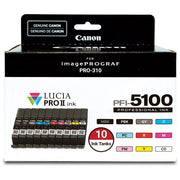 Canon 6951C009 PFI-5100 Multipack cartuccia d'inchiostro originale resa standard 10 pezzi colore Nero