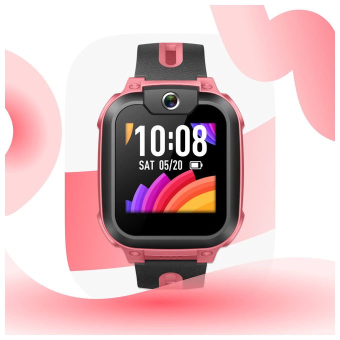 Imoo 6953281008958 Z1 Smartwatch 4G Wi-Fi GPS Touch screen 240 x 240 Pixel colore Grapefruit Red