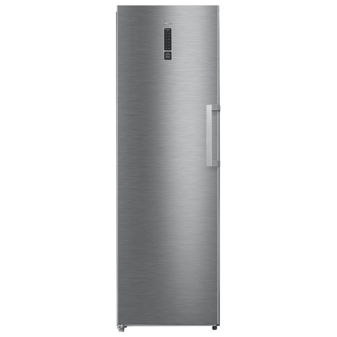 Midea congelatore verticale No Frost 273 L, MDRU385MTE46, libera installazione, acciaio spazzolato, classe E, 185 cm
