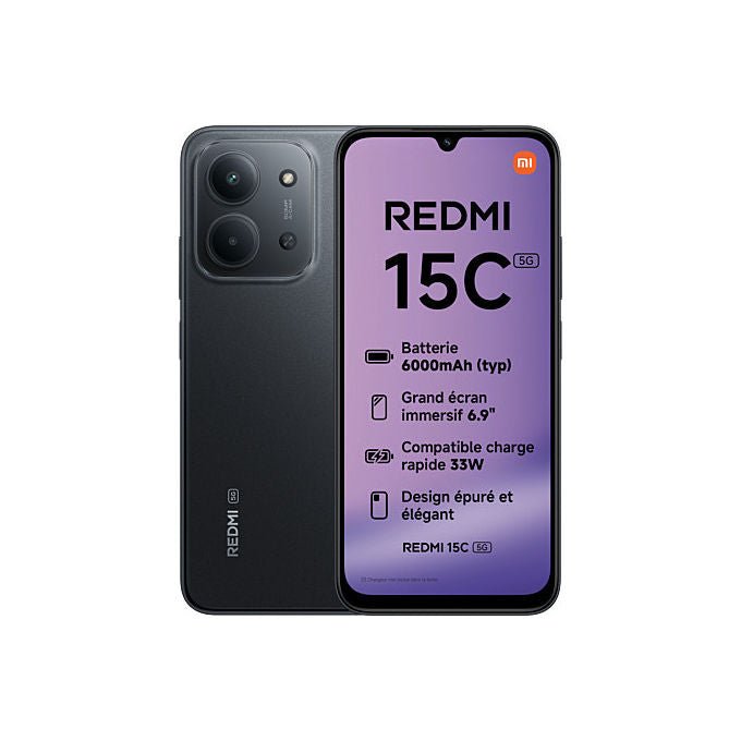 Xiaomi Redmi 15C 5G 6.9'' Dual SIM 4GB RAM 128GB Nero