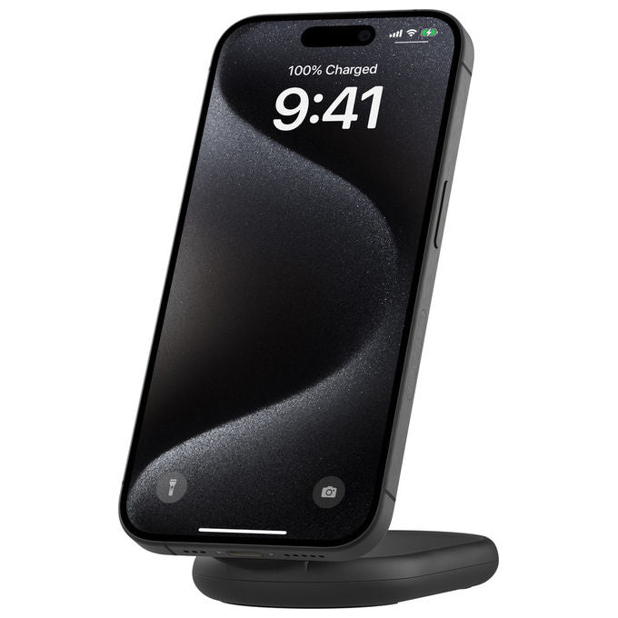 Belkin BoostCharge Caricabatterie Wireless Magnetico Pieghevole Qi2 15W Nero USB