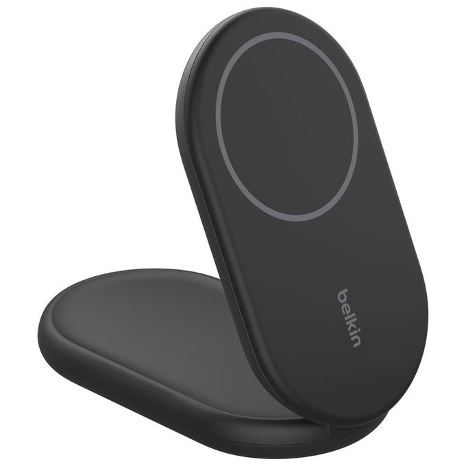 Belkin BoostCharge Caricabatterie Wireless Magnetico Pieghevole Qi2 15W Nero USB