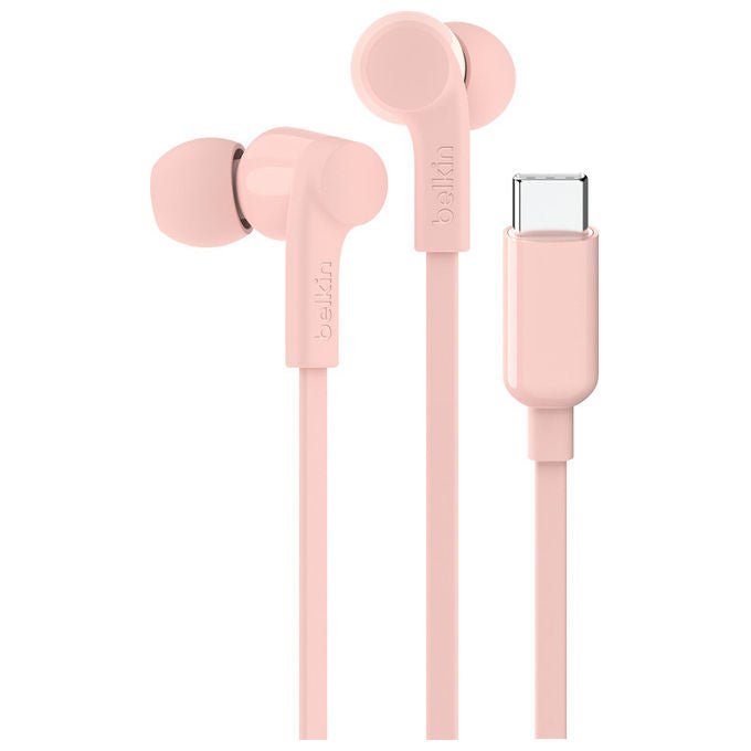 Belkin SoundForm Auricolari In - Ear USB - C Rosa Con Microfono Antigroviglio - Yeppon