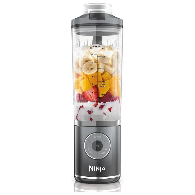 Ninja Frullatore Portatile BC251EUGY 0.57 L Grigio e Trasparente - Yeppon