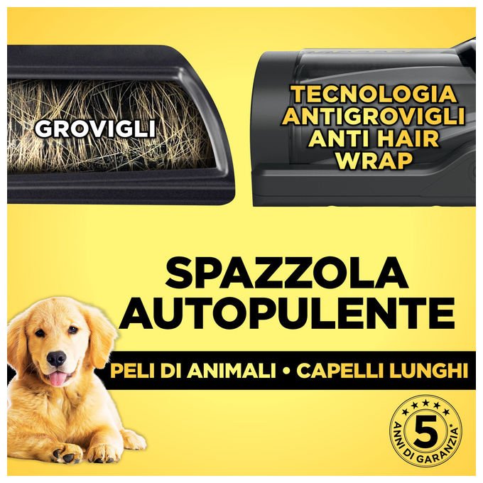 Shark IZ380EU - Aspirapolvere Senza Filo PowerPro con Anti Hair Wrap e FloorDetect Blu Scuro Metallizzato - Yeppon