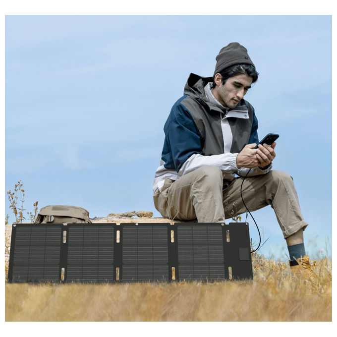 EcoFlow Pannello Solare 45W Monocristallino USB-C Portatile