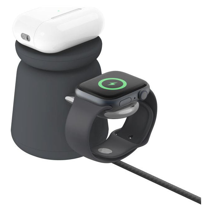Belkin BoostCharge Pro Caricatore Wireless Rapido 2 in 1 Qi2 15W Antracite