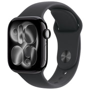 Apple Watch Series 11 GPS Cellular 42mm Cassa Alluminio Jet Black Sport Band Nero