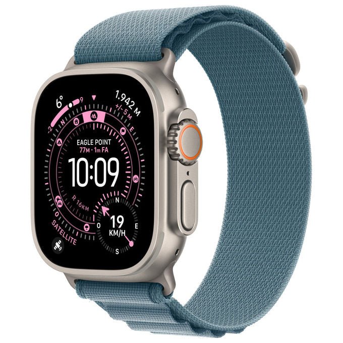 Apple Watch Ultra 3 GPS + Cellular 49mm Cassa Titanio Alpine Loop Blu Chiaro Large - Yeppon