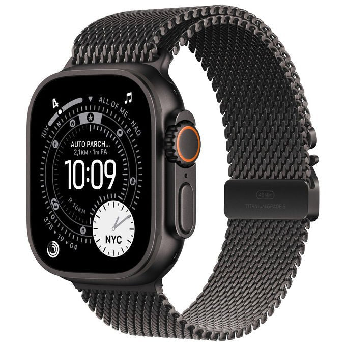 Apple Watch Ultra 3 49mm GPS + Cellular Titanio Nero Loop Maglia Milanese