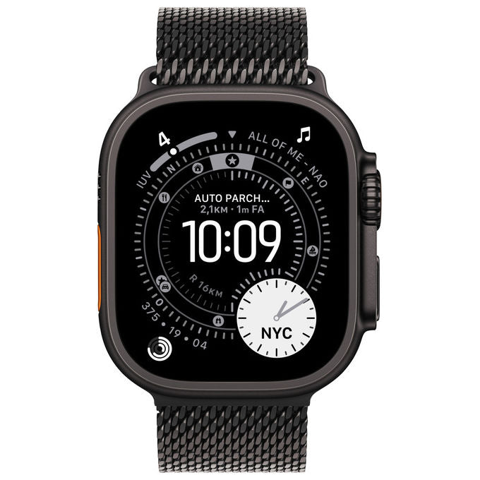 Apple Watch Ultra 3 49mm GPS + Cellular Titanio Nero Loop Maglia Milanese