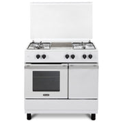 De’Longhi Cucina a Gas 90 cm Bianca DL964GWB