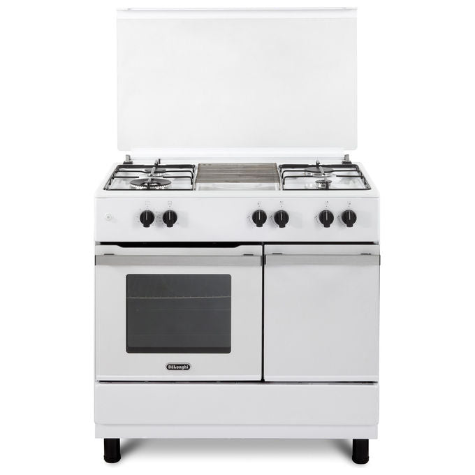 De’Longhi Cucina a Gas 90 cm Bianca DL964GWB