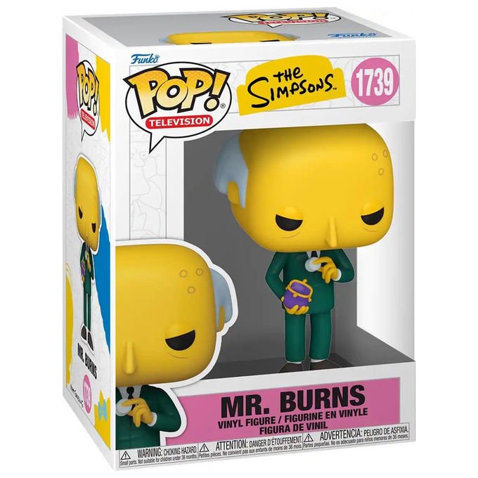 Funko, The Simpsons Pop Tv N° 1739 Mr Burns, Bobble Head in Pvc
