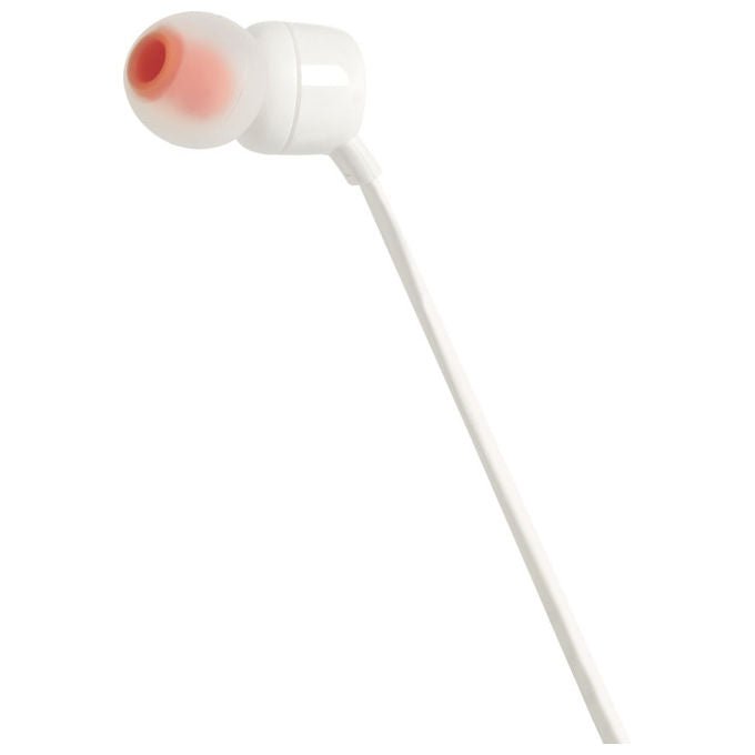 JBL Tune 110 Auricolari In-ear Cablati Musica Bianco