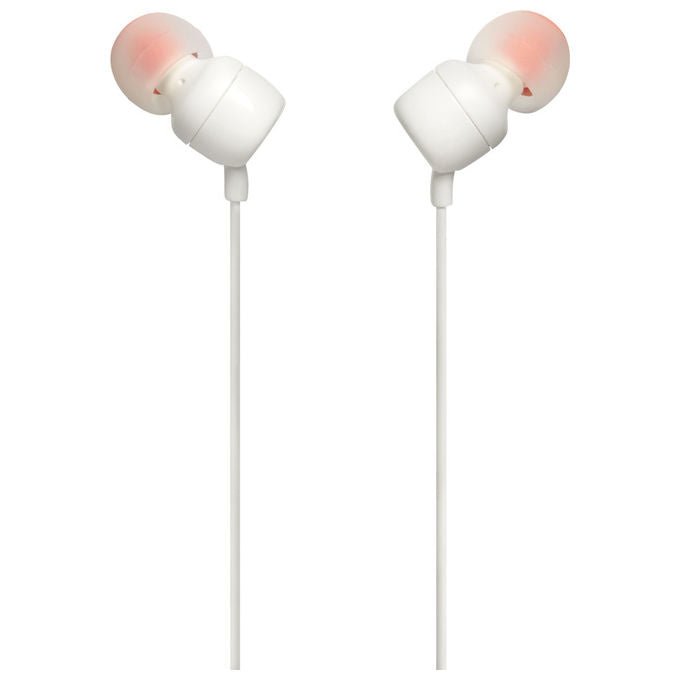 JBL Tune 110 Auricolari In-ear Cablati Musica Bianco
