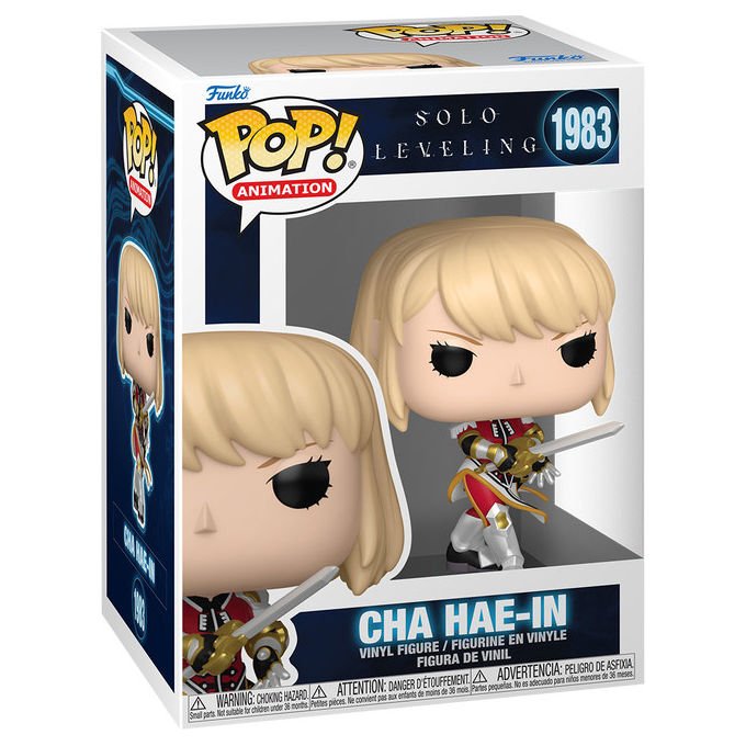 Funko, Pop Animation Solo Leveling, Cha Hae-In N° 1983, Bobble Head in Vinile