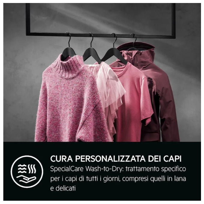Aeg, Lavasciuga ÖKOKombi Serie 9000 AbsoluteCare, 10 kg Lavaggio, 6 kg Asciugatura, Bianco
