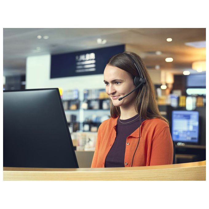 EPOS Cuffie Monoaurale USB-C-A Impact 100 MS Nero Archetto