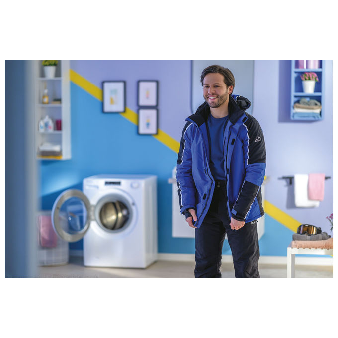 Candy CO474TWM6-1-S Smart Pro Inverter Lavatrice Caricamento Frontale 7 Kg 1400 rpm Classe A Wi-Fi 77 dB (85x60x49 cm) colore Bianco