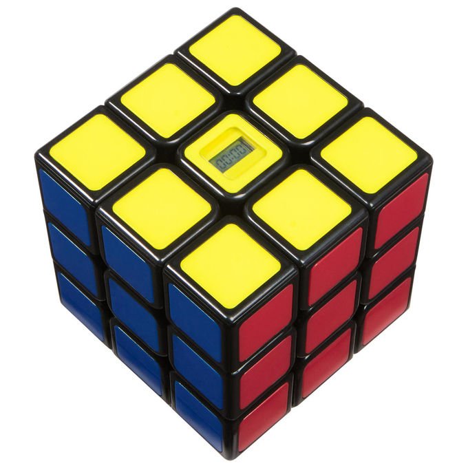 Spin Master Cubo di Rubik 3x3 con Timer Integrato Rompicapo Classico