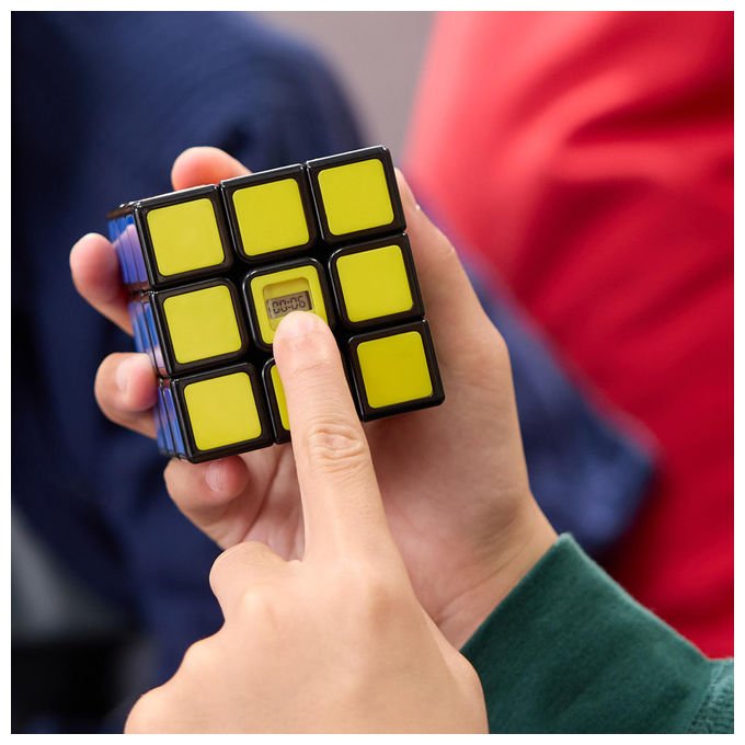 Spin Master Cubo di Rubik 3x3 con Timer Integrato Rompicapo Classico