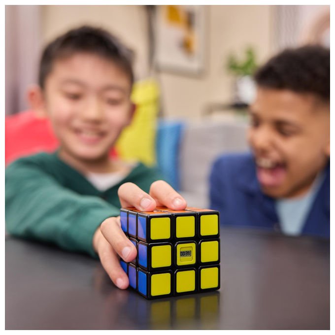 Spin Master Cubo di Rubik 3x3 con Timer Integrato Rompicapo Classico