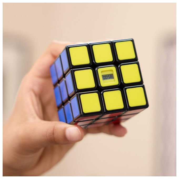 Spin Master Cubo di Rubik 3x3 con Timer Integrato Rompicapo Classico