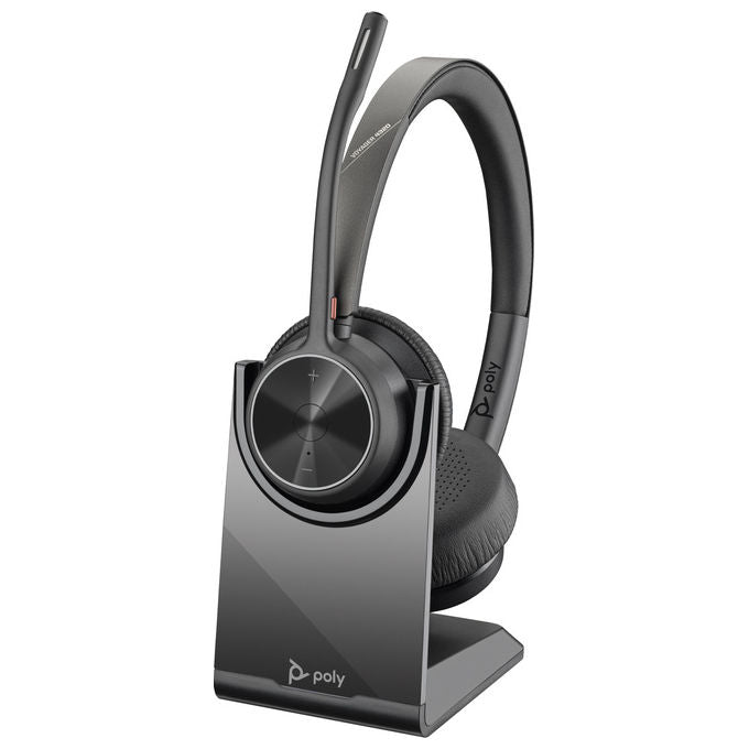 Hp Poly Voyager 4320 UC Cuffie Stereo Bluetooth USB-A Adattatore BT700