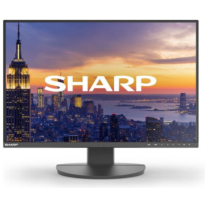 Sharp Monitor PC 24'' Full HD LCD MultiSync EA242W Nero