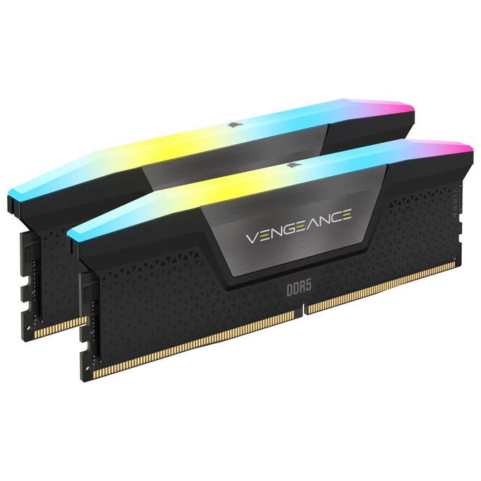 Corsair Memoria RAM DDR5 Vengeance RGB 8GB 5200MHz Nero