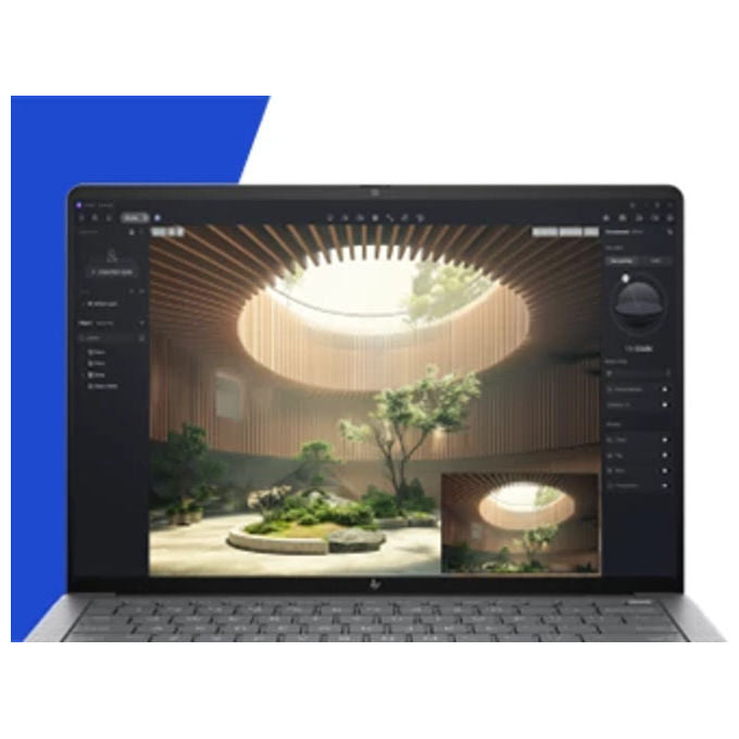 HP D00Z7AT ZBook Ultra G1a Workstation mobile 14'' WUXGA AMD Ryzen AI Max PRO 390 64GB RAM 1TB SSD Windows 11 Pro Grigio