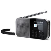 Sharp Radio Digitale Portatile DAB FM Grigio
