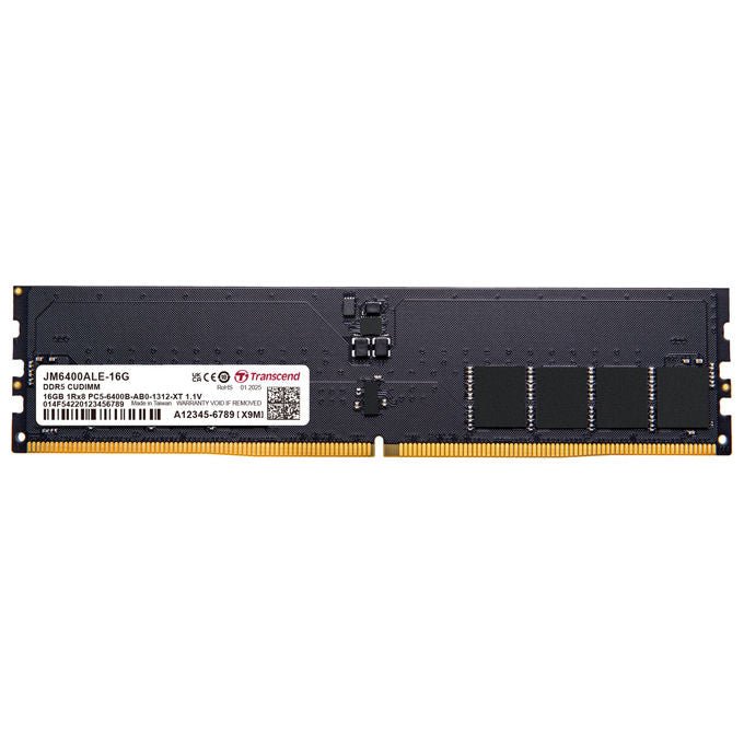 Transcend Memoria RAM 16GB DDR5 6400MHz JetRam JM6400ALE-16G