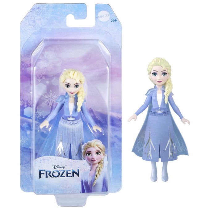 Mattel Mini Bambola Disney Frozen Assortita HLW98 in Plastica e Tessuto